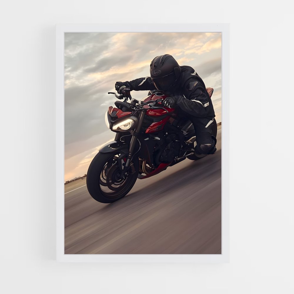 Poster Street triple rs captivant – affiche Triumph (vue 3)